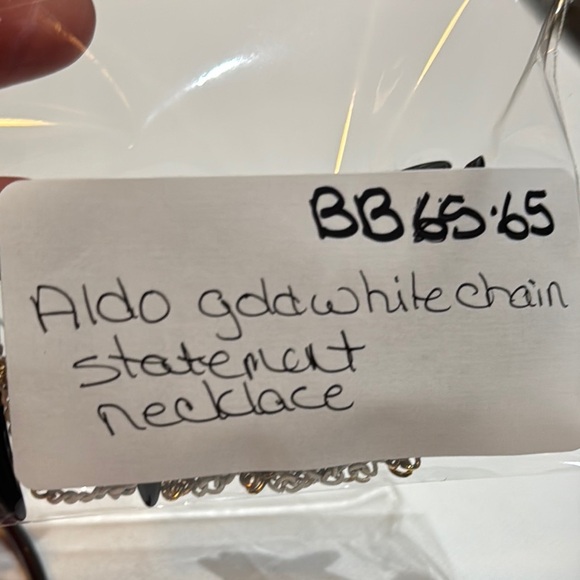 Aldo Wolf Claw Gold and Black Pendant Necklace - Picture 7 of 7